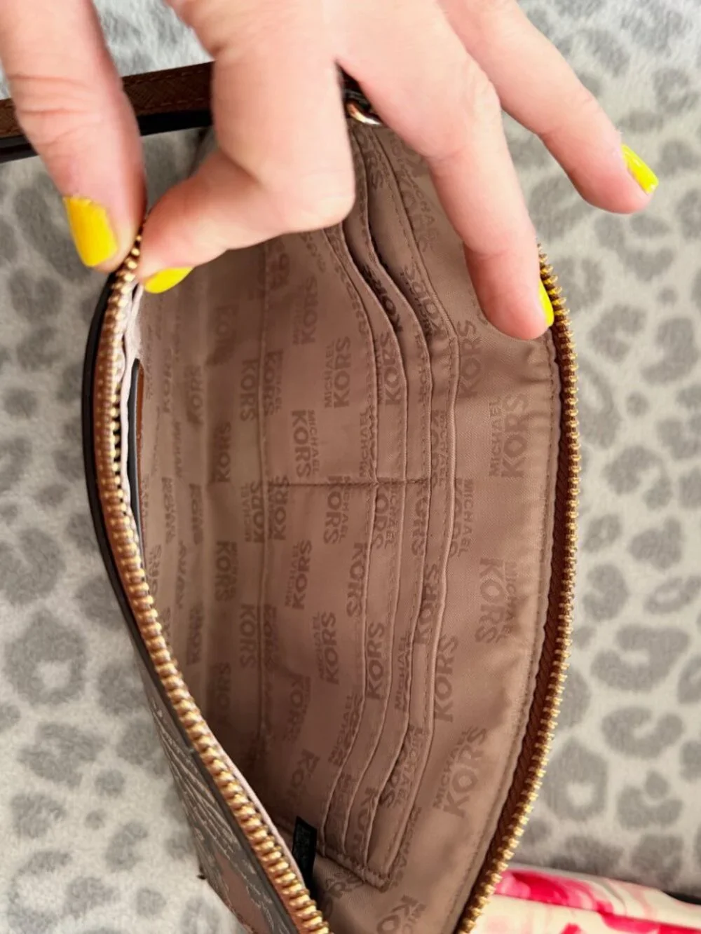 Michael Kors Paisley Clutch/Wristlet